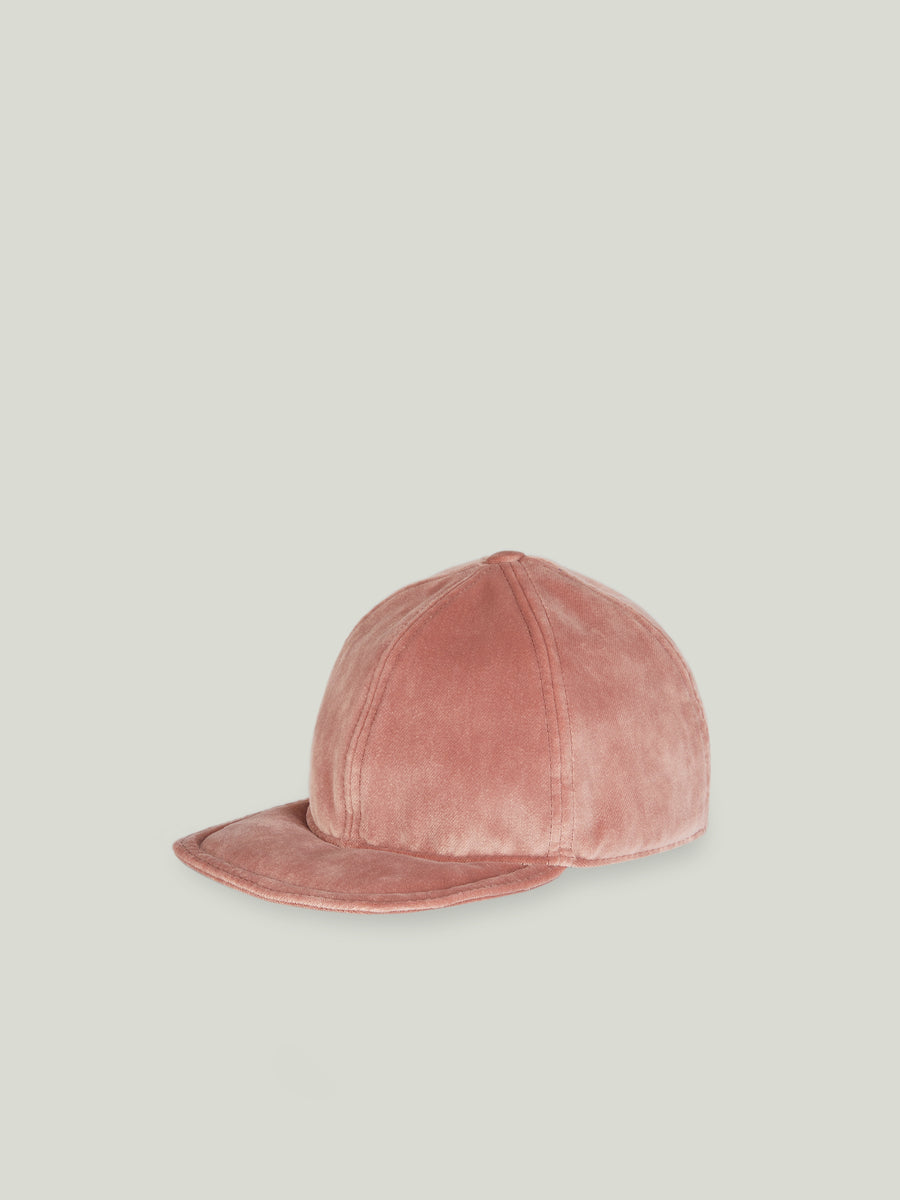 Baseball Cap Powder Pink Velvet