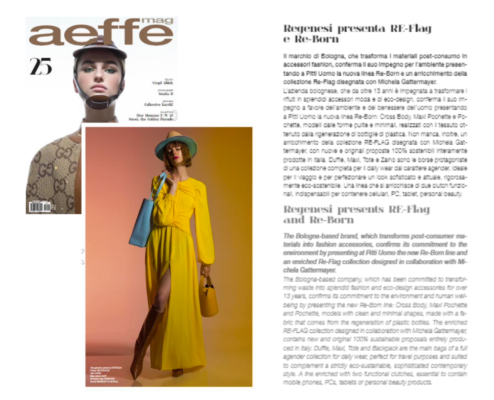 AFMAG - REGENESI PRESENTA RE-FLAG E RE-BON