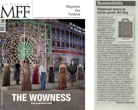 MF FASHION · REGENESI LANCIA LE BORSE GREEN RE-FLAG