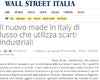 WALL STREET ITALIA · IL NUOVO MADE IN ITALY DI LUSSO CHE UTILIZZA SCARTI INDUSTRIALI