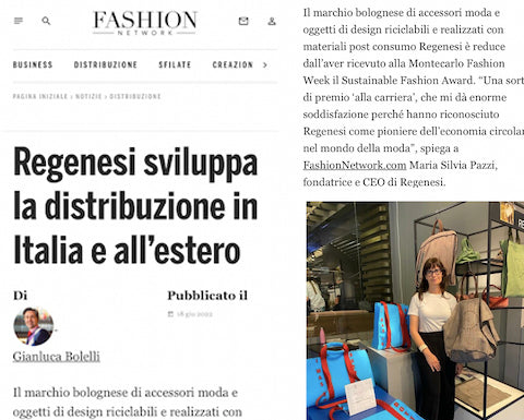 REGENESI DEVELOPS DISTRIBUTION ABROAD AND IN ITALY