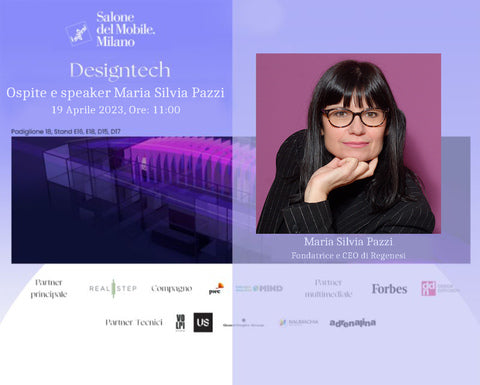 MARIA SILVIA PAZZI OSPITE DI DESIGNTECH AL SALONE DEL MOBILE 2023