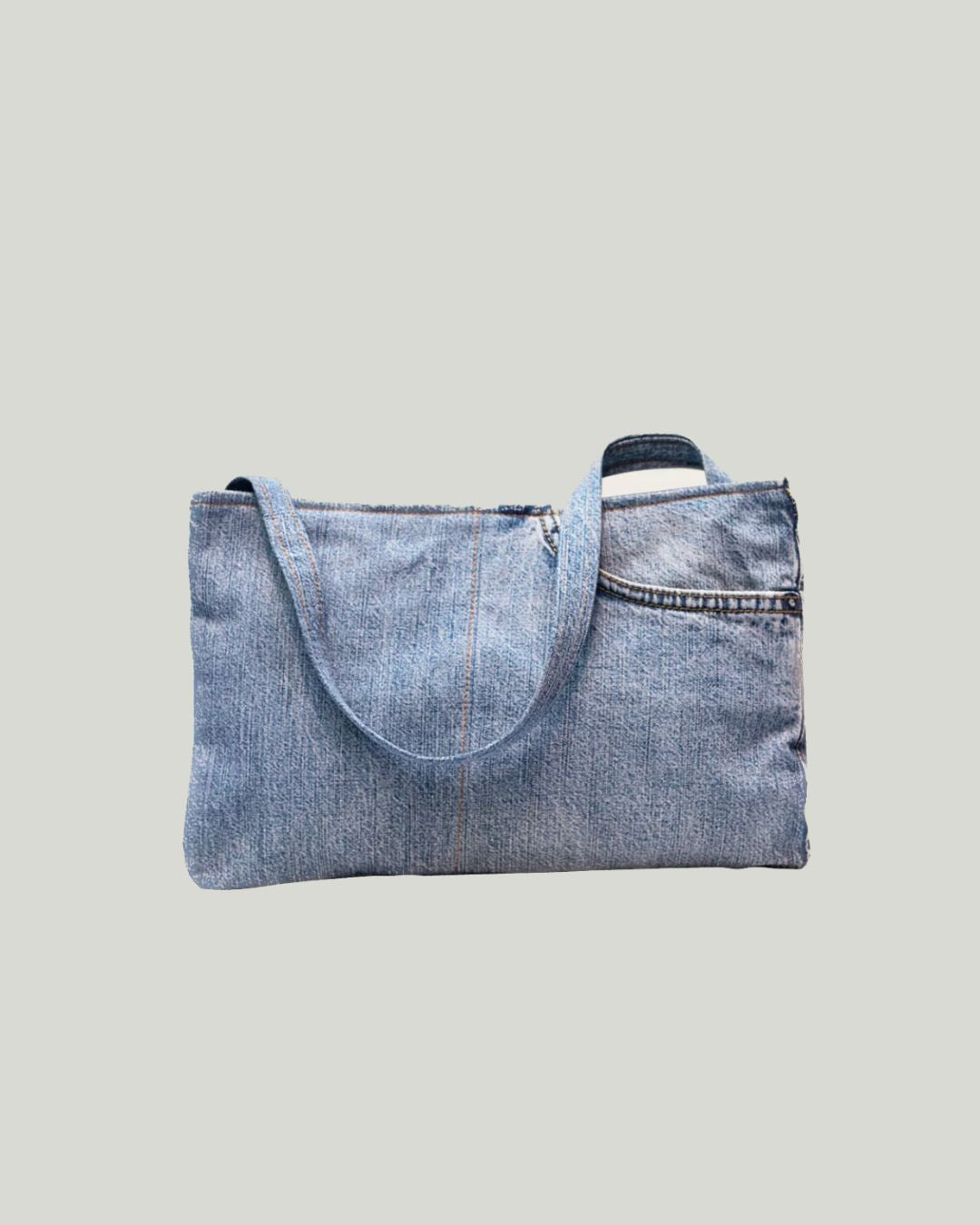 REGENERATE YOUR JEANS DENIM MINI SHOULDER BAG