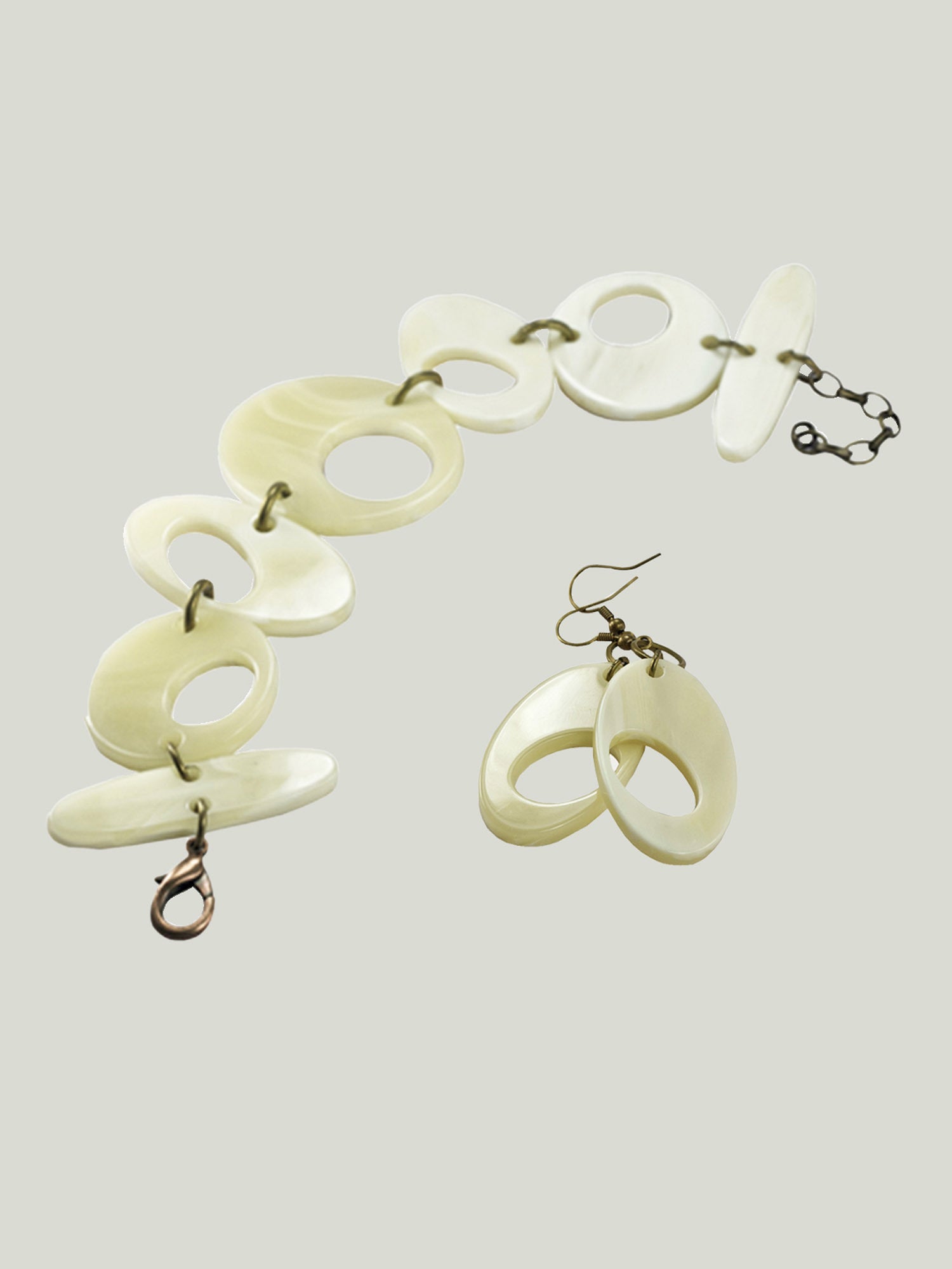 RE-CIRCLE MOVABLE BRACELET AND EARRINGS SET