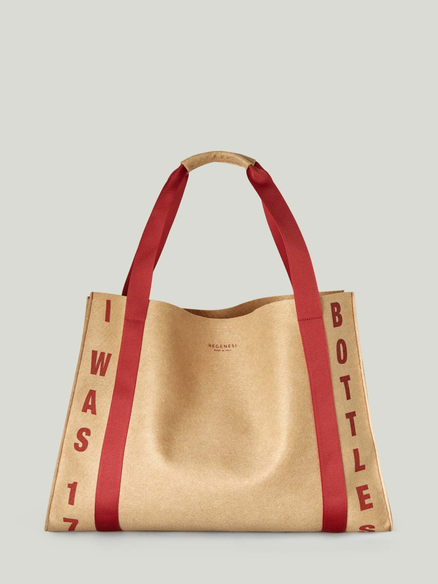 Maxi Shopping Beg in tessuto rigenerato Re-flag Regenesi