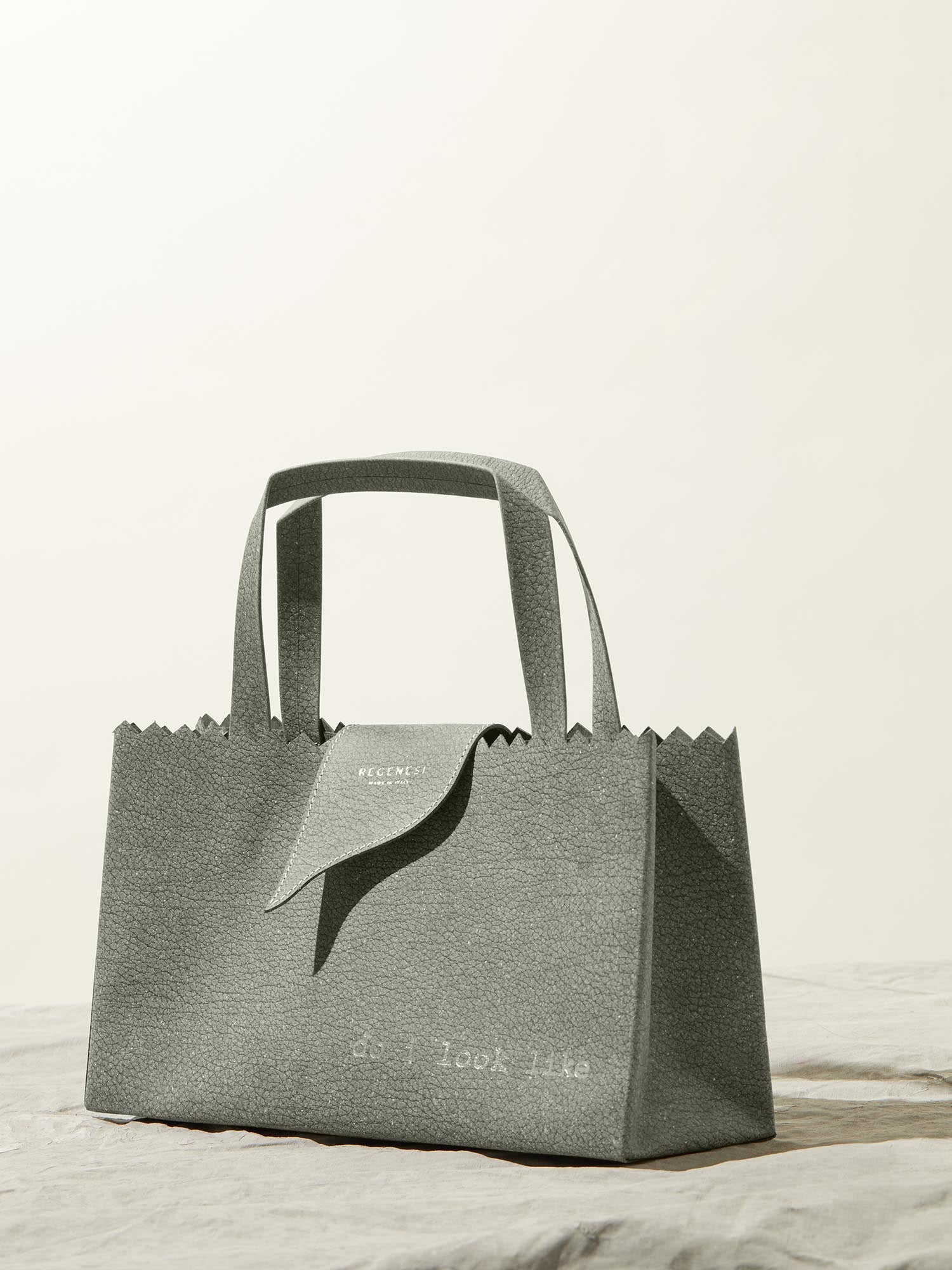 Borsa eco-sostenibile in pelle rigenerata Regenesi