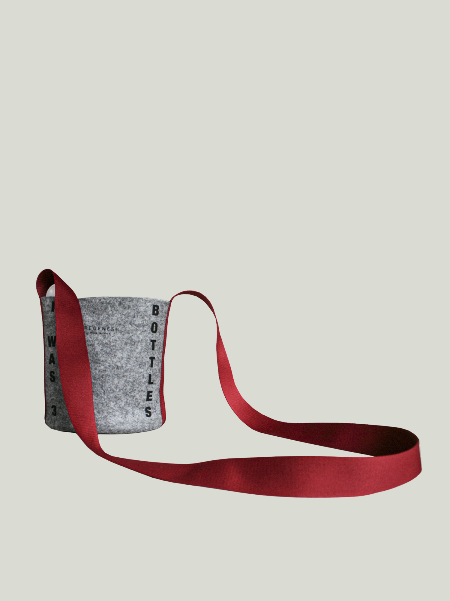 Borsa a spalla in tessuto rigenerato Re-flag Regenesi